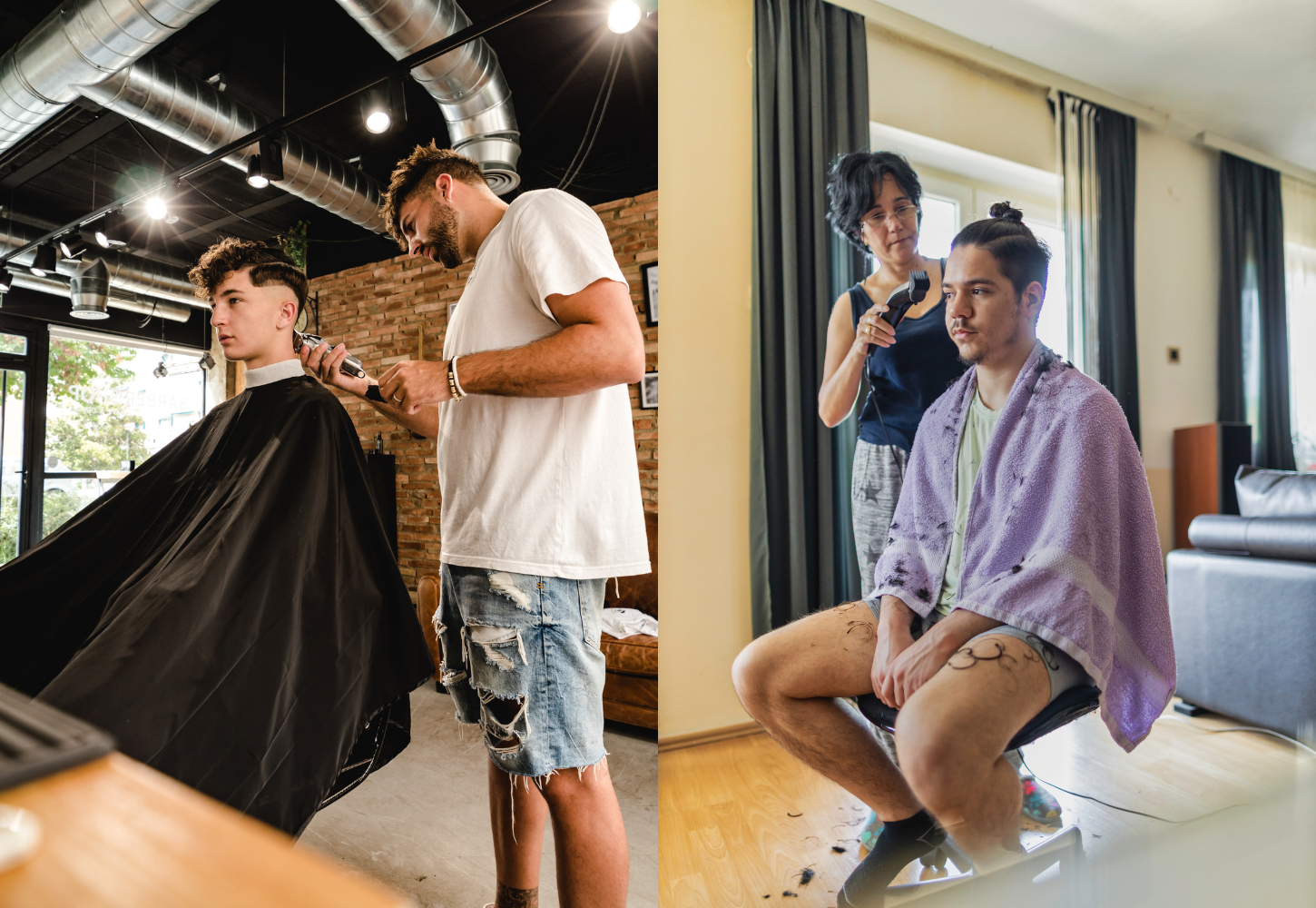 Australians head to the local salon, Americans reach for the clippers at home